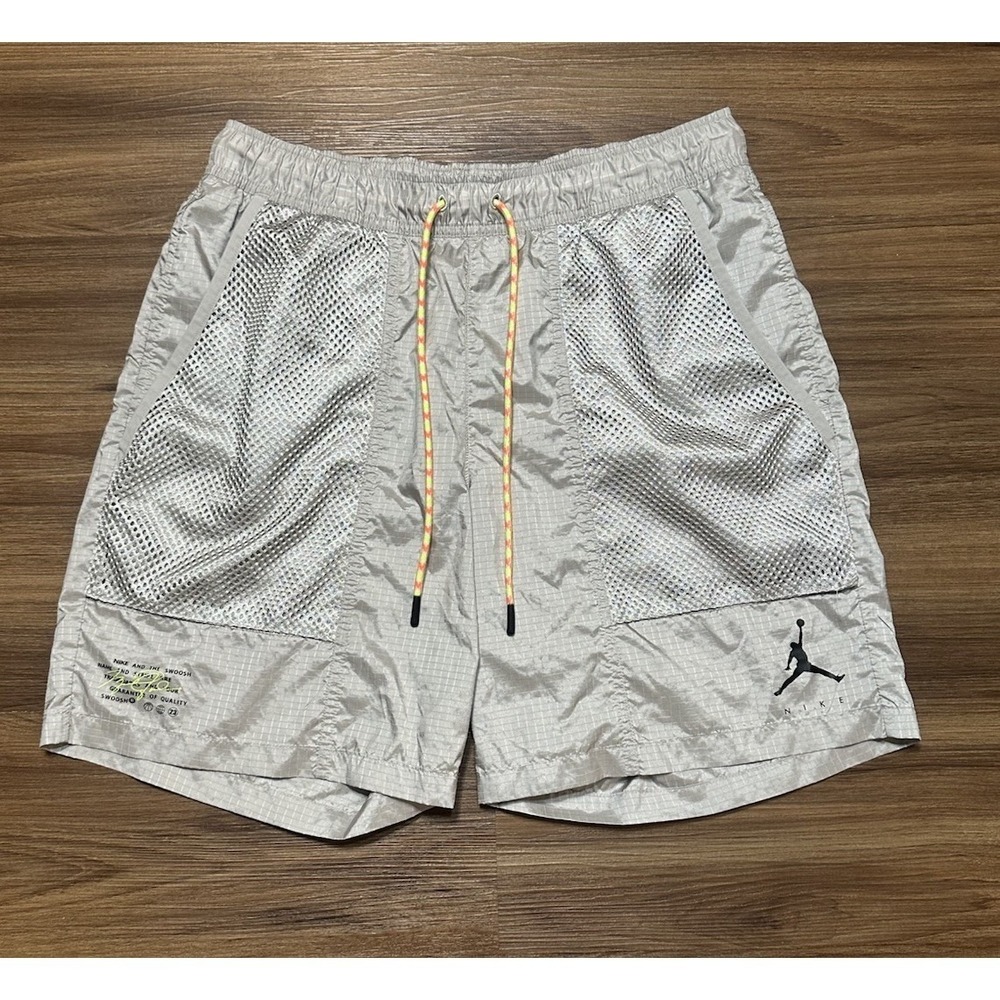 Nike Jordan Jumpman Statement Woven Shorts (DM1406-012) Grey/Tan Men's Sz M